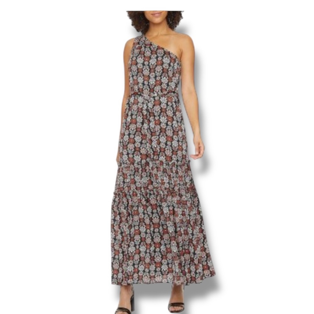 Ryegrass One Shoulder Floral Maxi Dress | Size 6 | Boho Flowy NWT